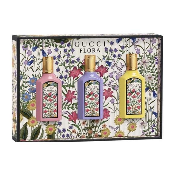 Gucci Other - GUCCI Flora 3 Piece Set with Gardenia, Magnolia & Orchid - .16 oz ea. NIB